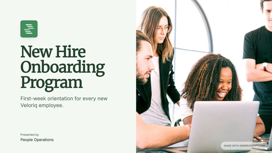 New Hire Onboarding Program